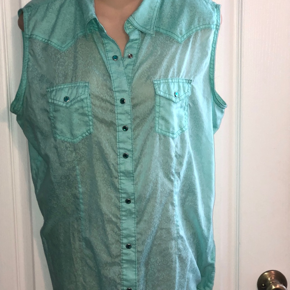 Western style blouse LG by Wrangler